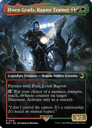 Owen Grady, Raptor Trainer (Jurassic World)